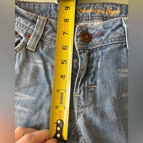 American Eagle Boyfriend Wide Leg Jeans – Women’s Size 0 - Picture 9 of 10